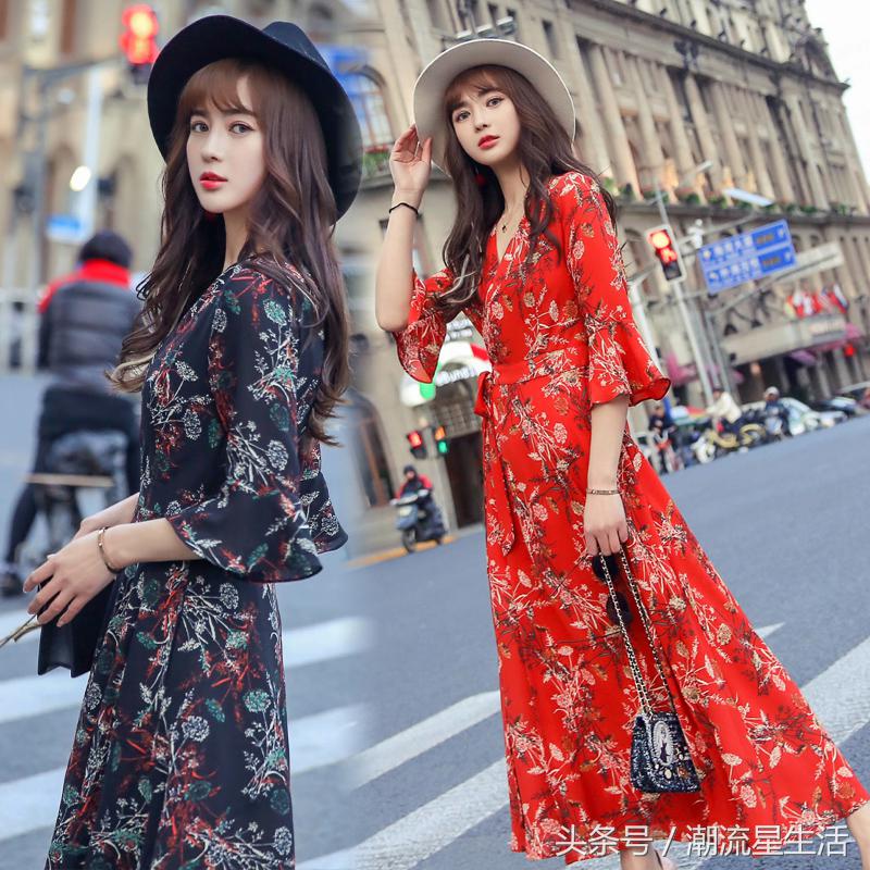 春风十里，不如一袭碎花长裙清凉一夏