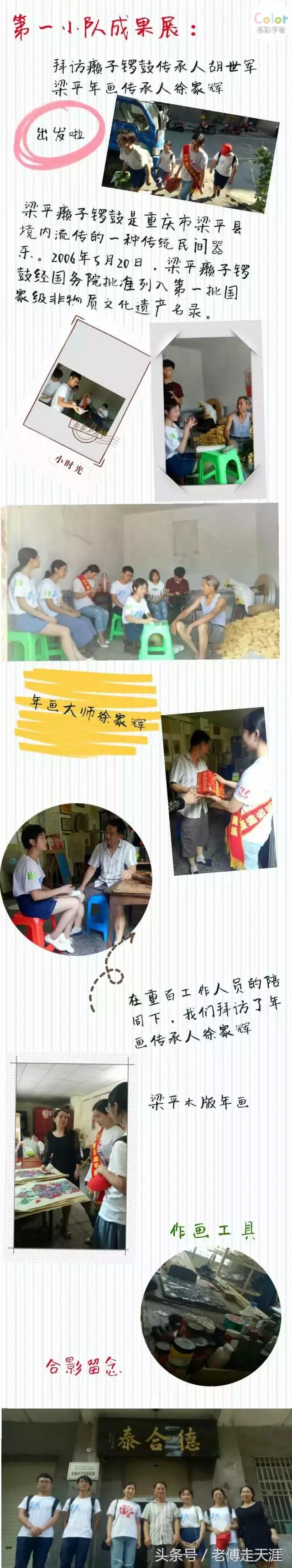 10名大一男女生，暑假在梁平用100元办了一件事~