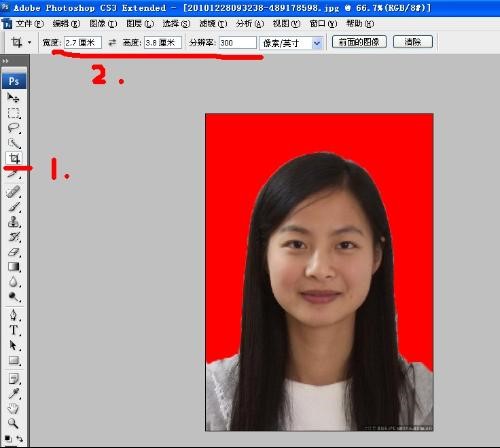 ps一寸照片全套教程,ps2019怎么把全身照弄成一寸照