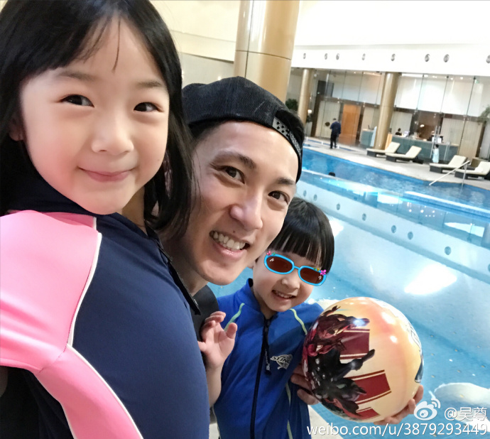 吴尊和neinei儿子,吴尊neinei长大了