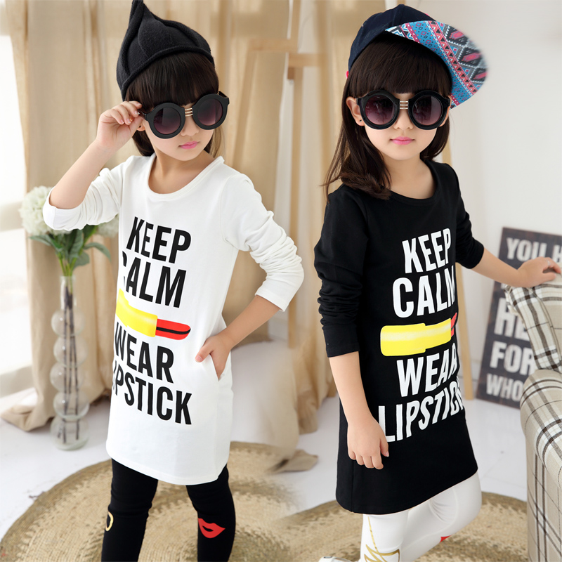 12岁女童夏季白色t恤时尚,儿童时尚t恤女童