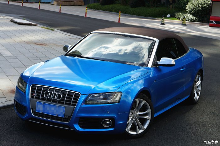 运动感很强新款奥迪s5敞篷版实车,性能和买菜兼顾的2018款奥迪s5