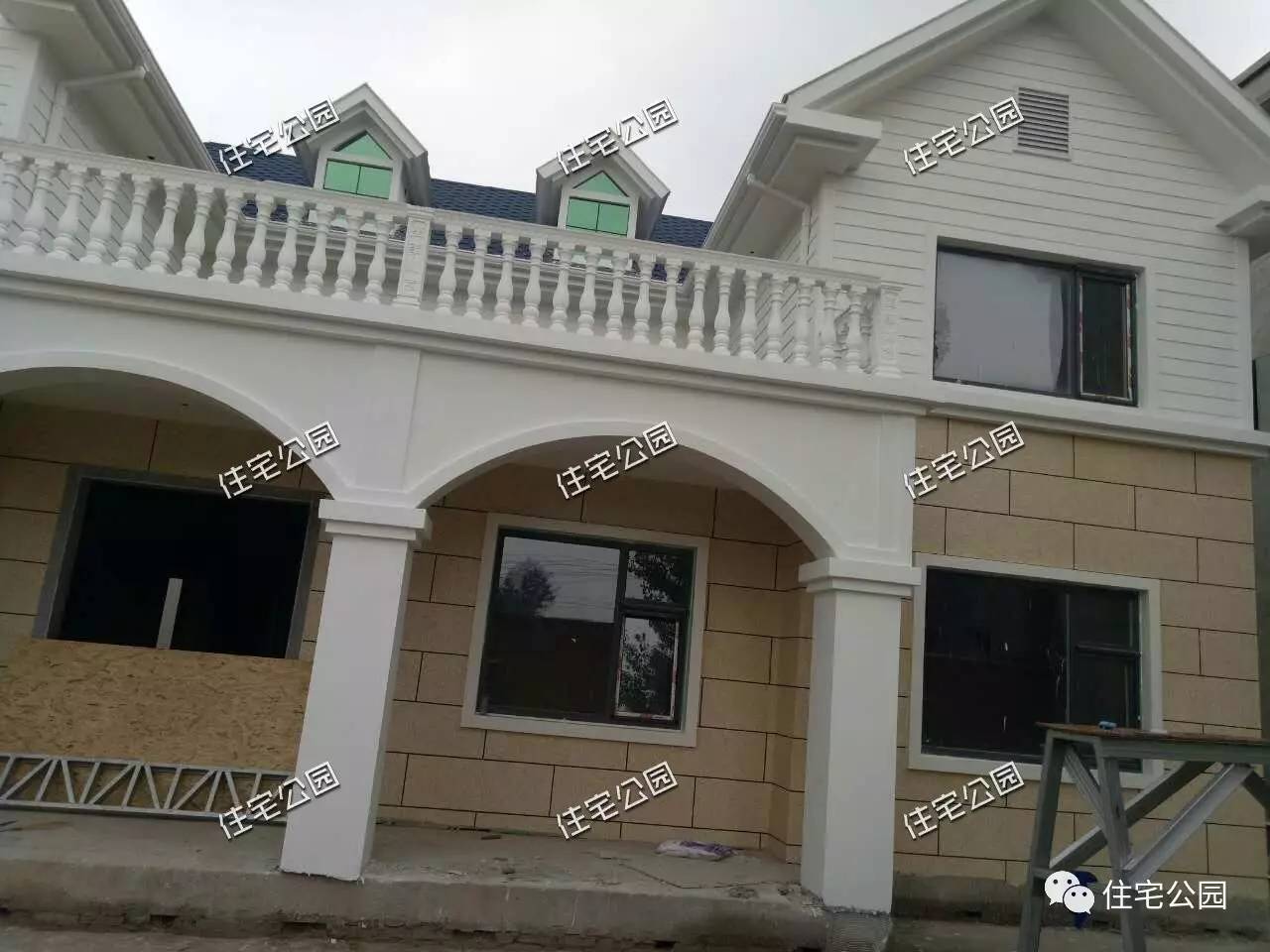 农村小伙花30万自己盖钢结构别墅,农村花30万建轻钢别墅