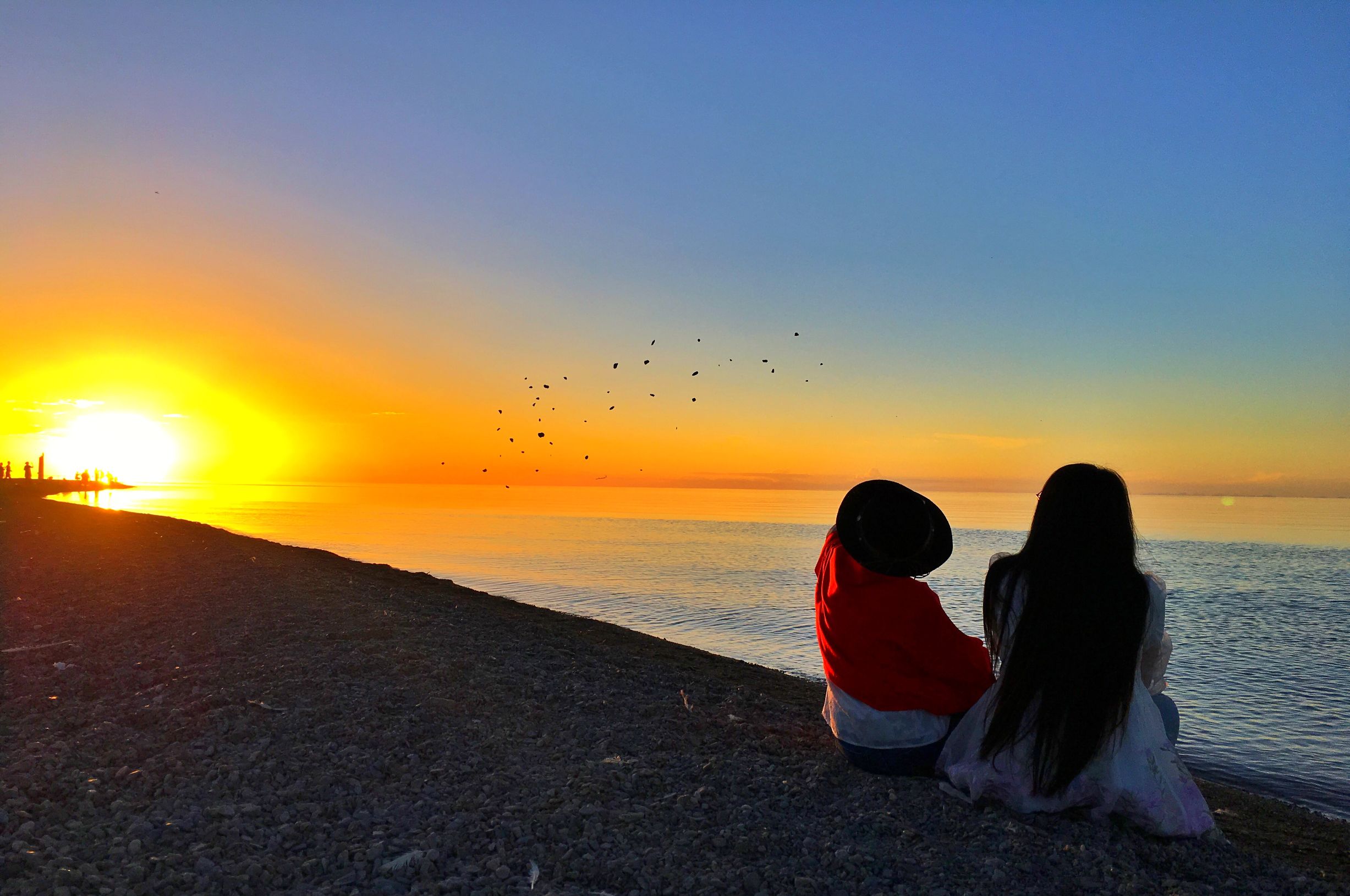 深邃的蓝，梦幻的蓝，是我的青海我的湖