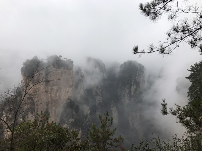 七天六晚长沙张家界吃货视角带你领略冰天雪地的张家
