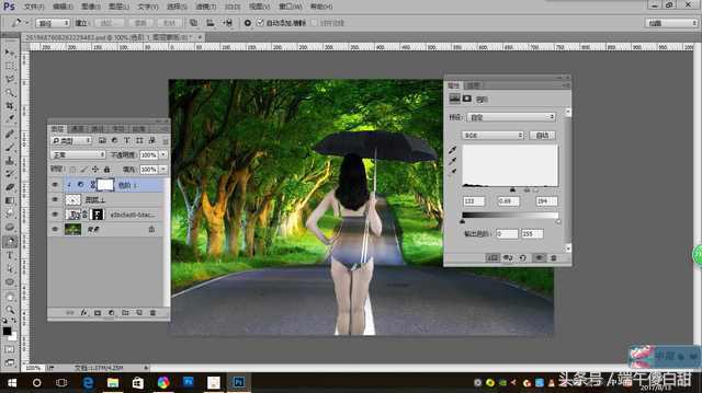 ps创意人像海报双重曝光效果,ps双重曝光的混合选项设置