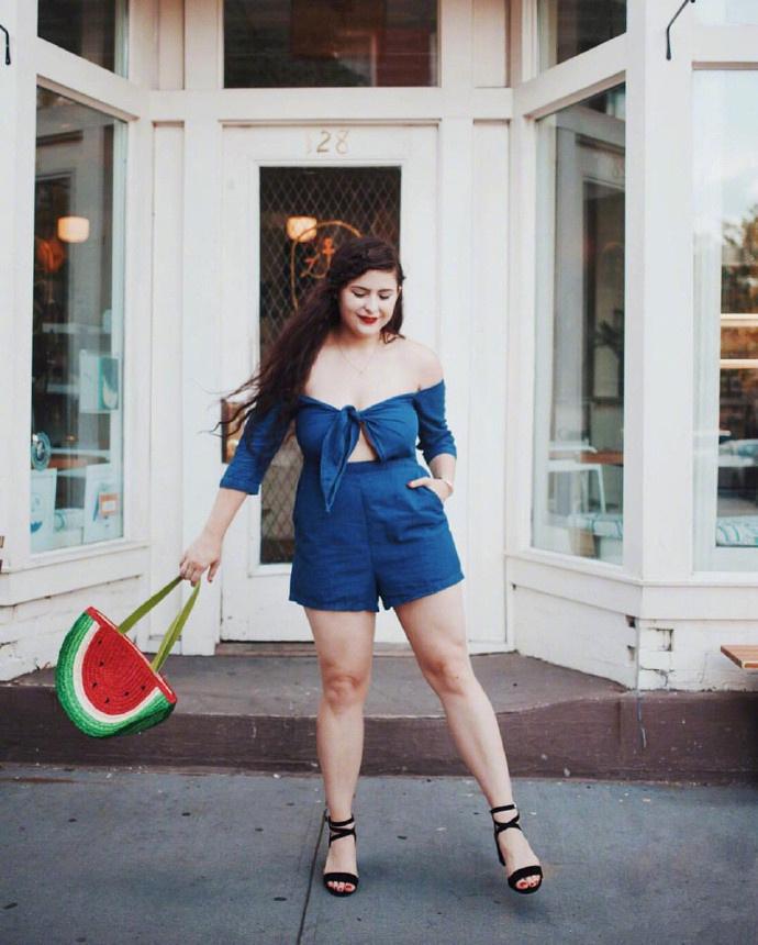 胖MM的完美搭配示范，打造气质女神范soeasy！