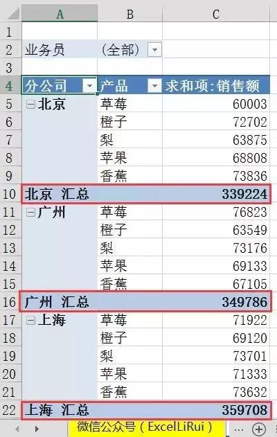 EXCEL2016数据透视表经典布局,excel技巧数据透视表教程