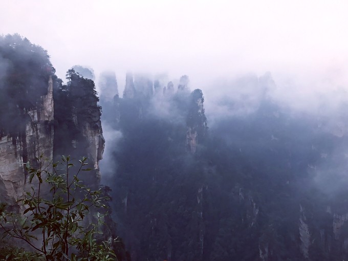 七天六晚长沙张家界吃货视角带你领略冰天雪地的张家