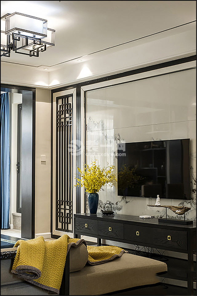 汤河铭筑简欧风格装修,汤河铭筑180多平米装修效果图