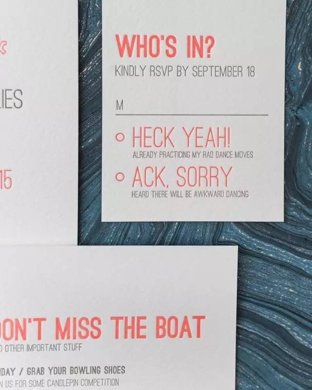 复古婚礼请柬心形,超有设计感的婚礼请柬模板