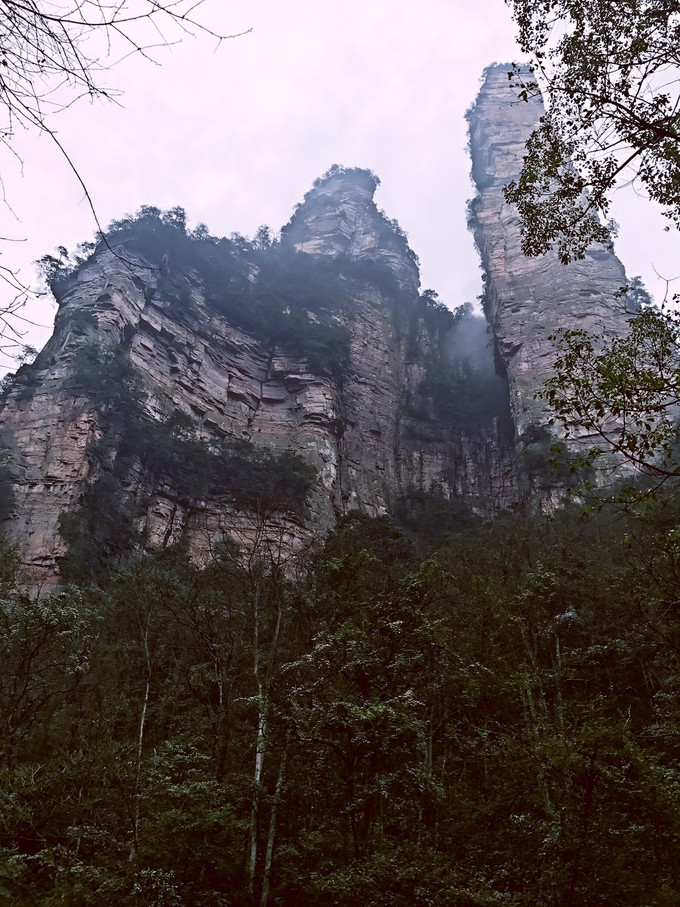 七天六晚长沙张家界吃货视角带你领略冰天雪地的张家