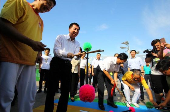 全民健身广场舞比赛圆满成功,优秀健身项目表演