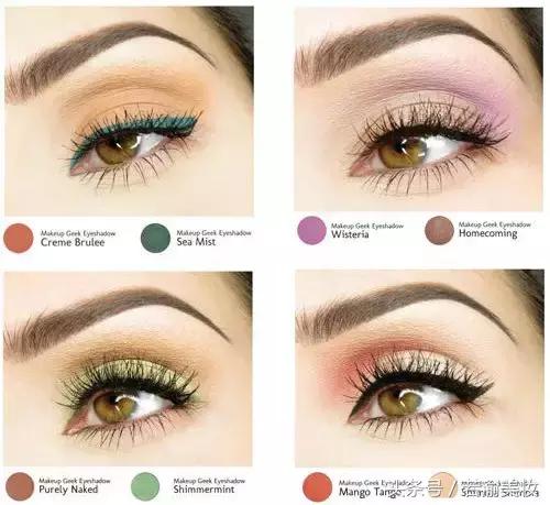 眼影的画法新手简单淡妆,眼影的画法初学者