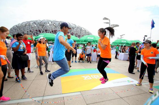 全民健身广场舞比赛圆满成功,优秀健身项目表演