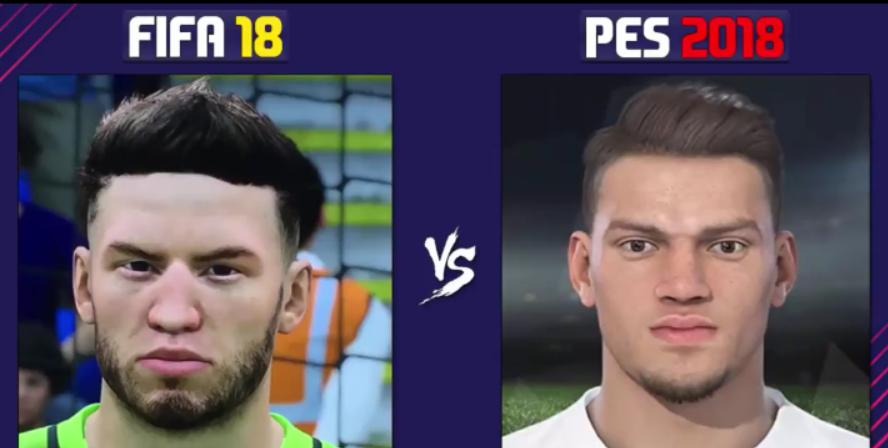 pes2018对战,实况足球2018和fifa18
