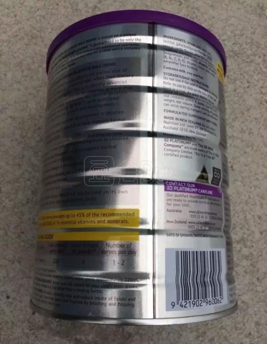 澳洲a2奶粉配方,澳洲a2各阶段配方