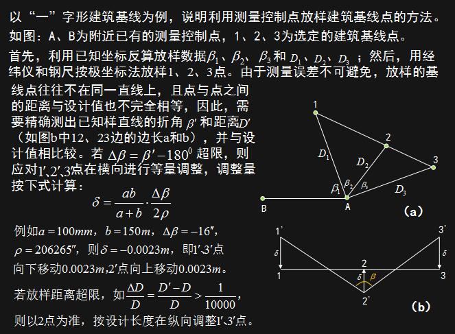 建筑施工测量入门教程,施工测量技术要点