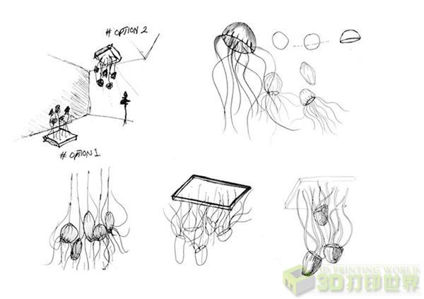 3D打印水母灯惊艳迪拜设计界