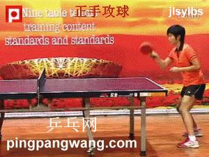 乒乓球横板正手攻球教学,乒乓球横板正手攻球基本功