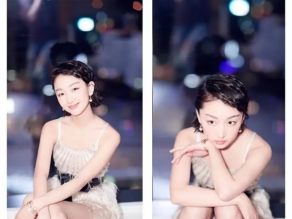 周冬雨短发编发教程图解,斜刘海编发教程图解周冬雨