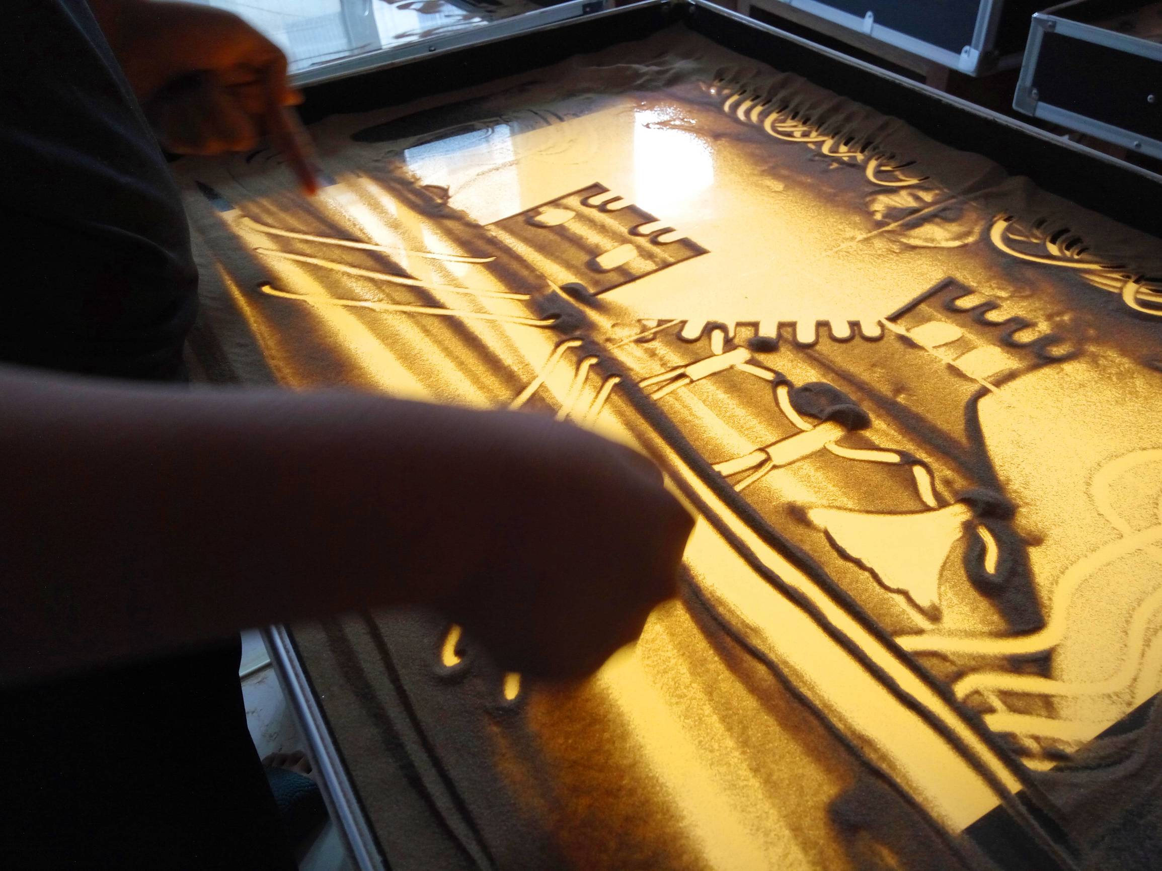 沙画原理,沙画怎么形成的