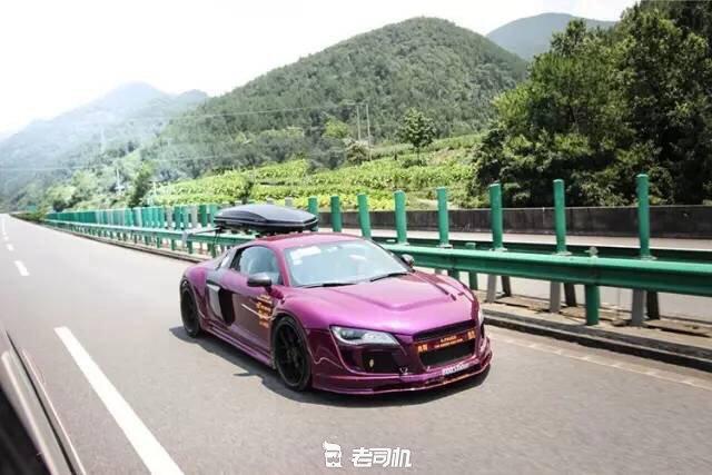 开辆超跑去*藏西**！最后看看几百万的奥迪R8破成啥样了？
