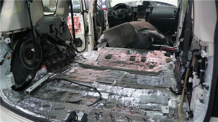 日产途乐隔音降噪方案,尼桑途乐汽车隔音施工教程