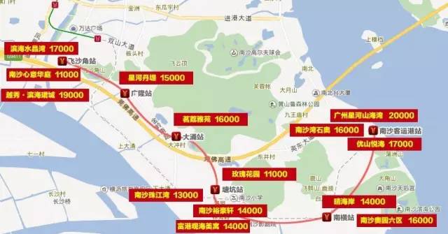 广州14号地铁沿线房价曝光,广州通地铁房价最便宜的地方