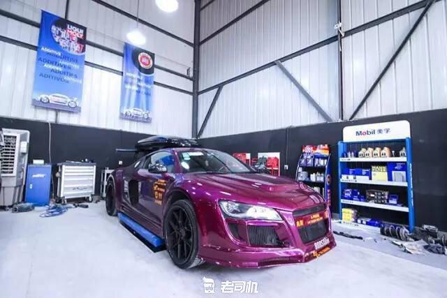 开辆超跑去*藏西**！最后看看几百万的奥迪R8破成啥样了？