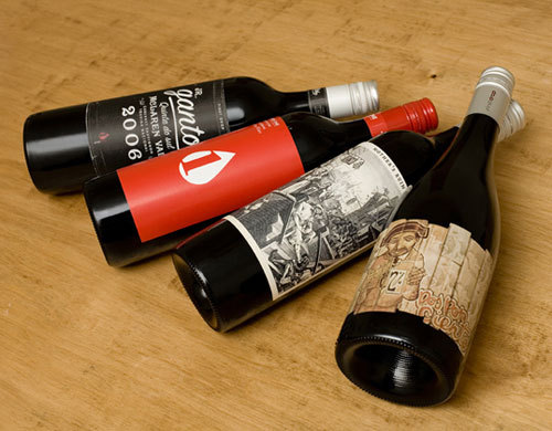 简单的红酒包装设计,国外创意红酒包装设计