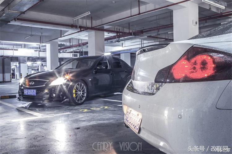 英菲尼迪g37改装外观图片,英菲尼迪g37两门改装中网