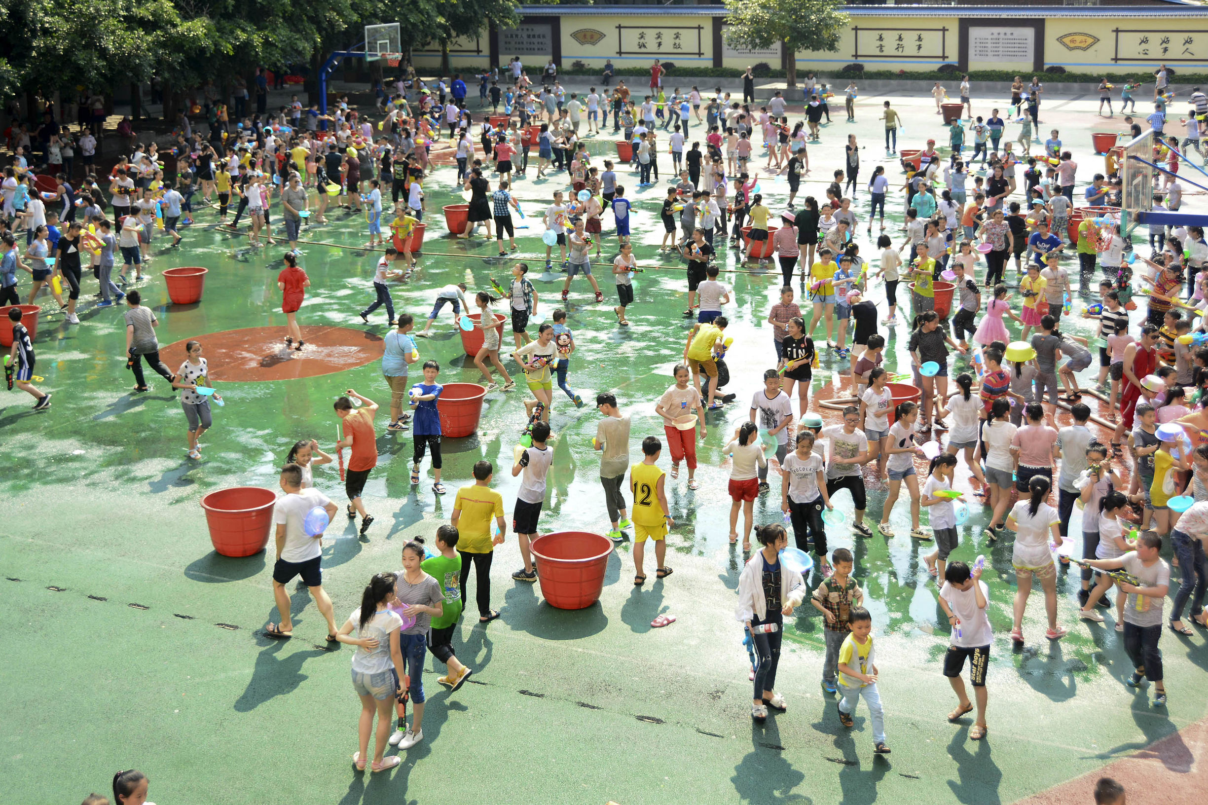 巴州三小素质拓展活动,巴州三中训练