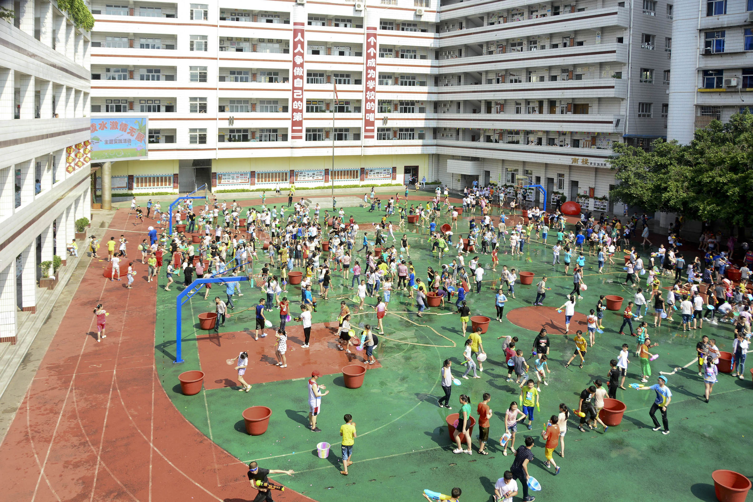 巴州三小素质拓展活动,巴州三中训练