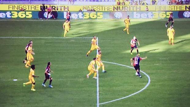 布冯回归尤文图斯的第1场,尤文图斯裁判门事件