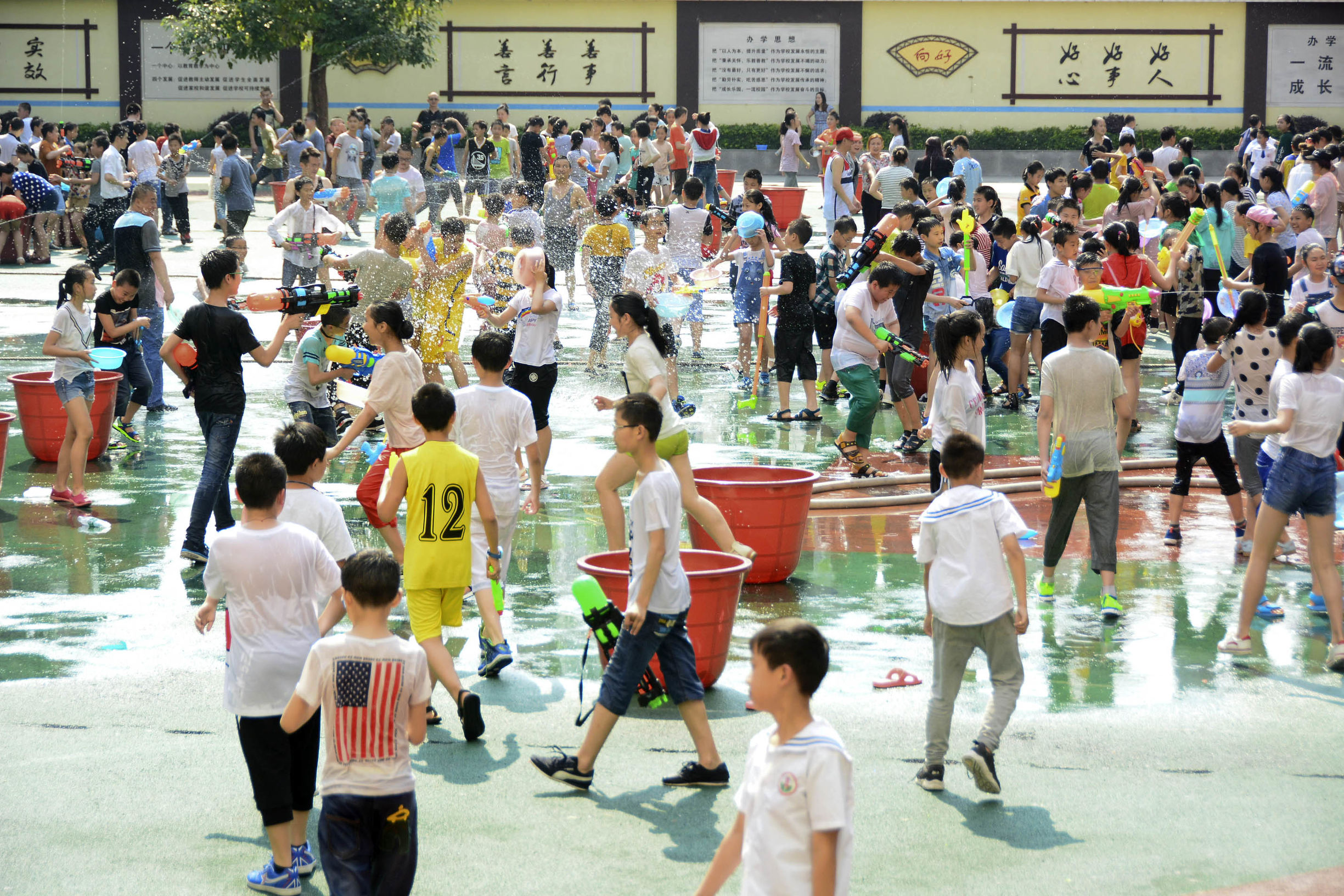 巴州三小素质拓展活动,巴州三中训练