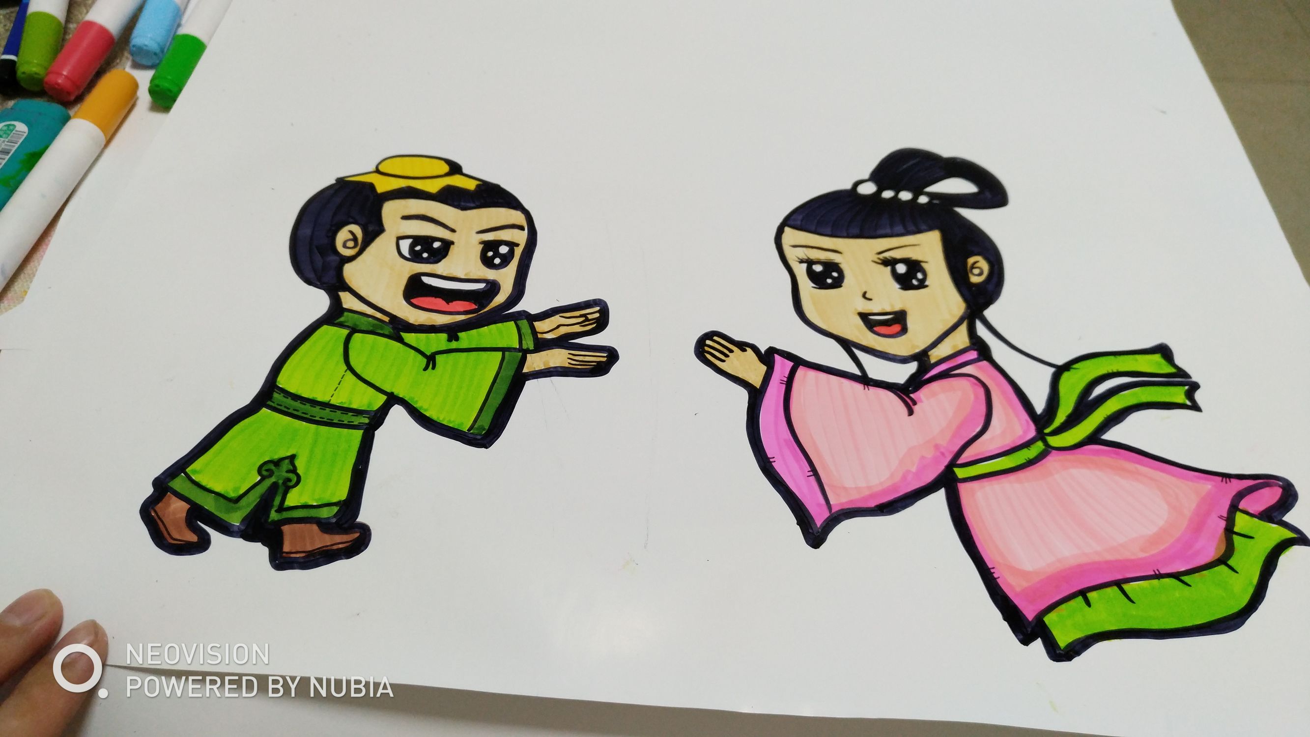 七夕节手绘pop海报,浪漫七夕pop手绘海报