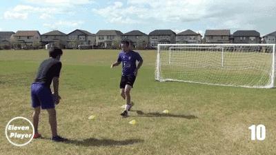 足球高远球技术练习,足球半高球训练方法视频