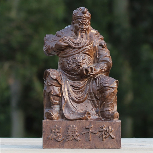 忠义盖世全铜关公关二爷雕塑摆件,关羽关二爷摆件