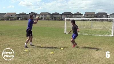 足球高远球技术练习,足球半高球训练方法视频