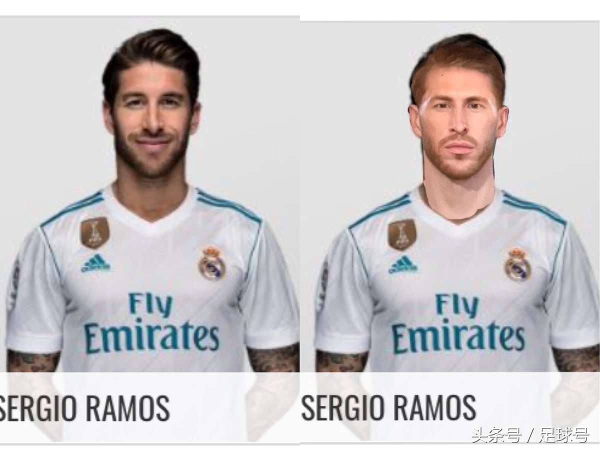 pes2018罗纳尔多脸型,pes2018维尼修斯脸型