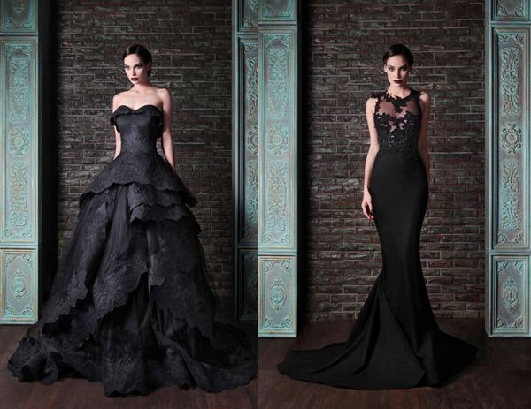 抖音最火黑婚纱新娘图片,黑婚纱也可以很美