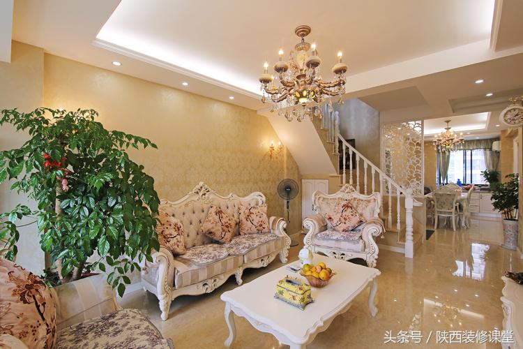 120平3室2厅2卫简欧,117平米3室2厅2卫装修全屋15万