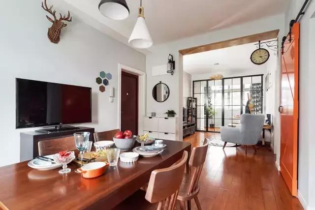 好看的北欧风隔断,北欧风格书房玻璃隔断