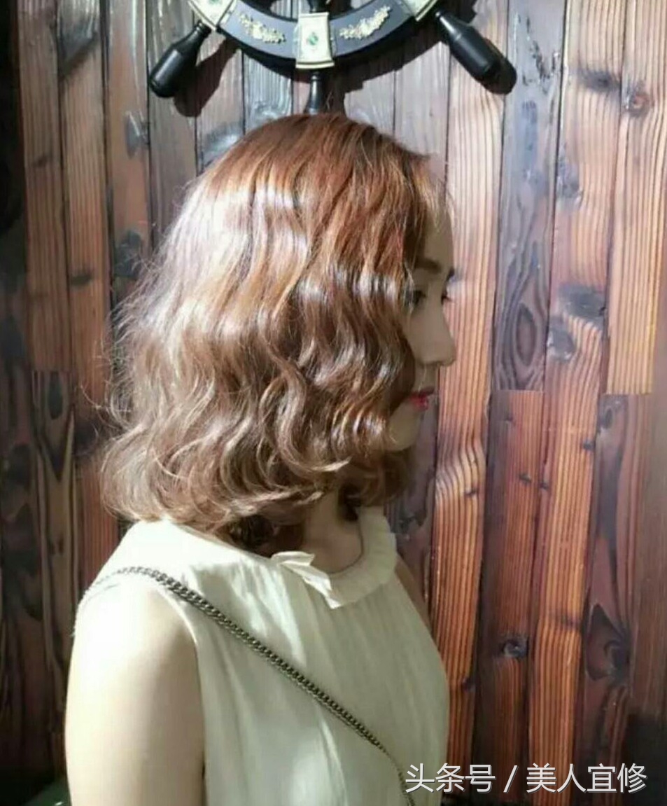 隐形烫全烫卷发发型图片,烟花烫卷发男生发型