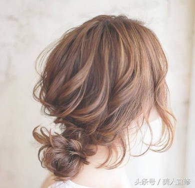 隐形烫全烫卷发发型图片,烟花烫卷发男生发型