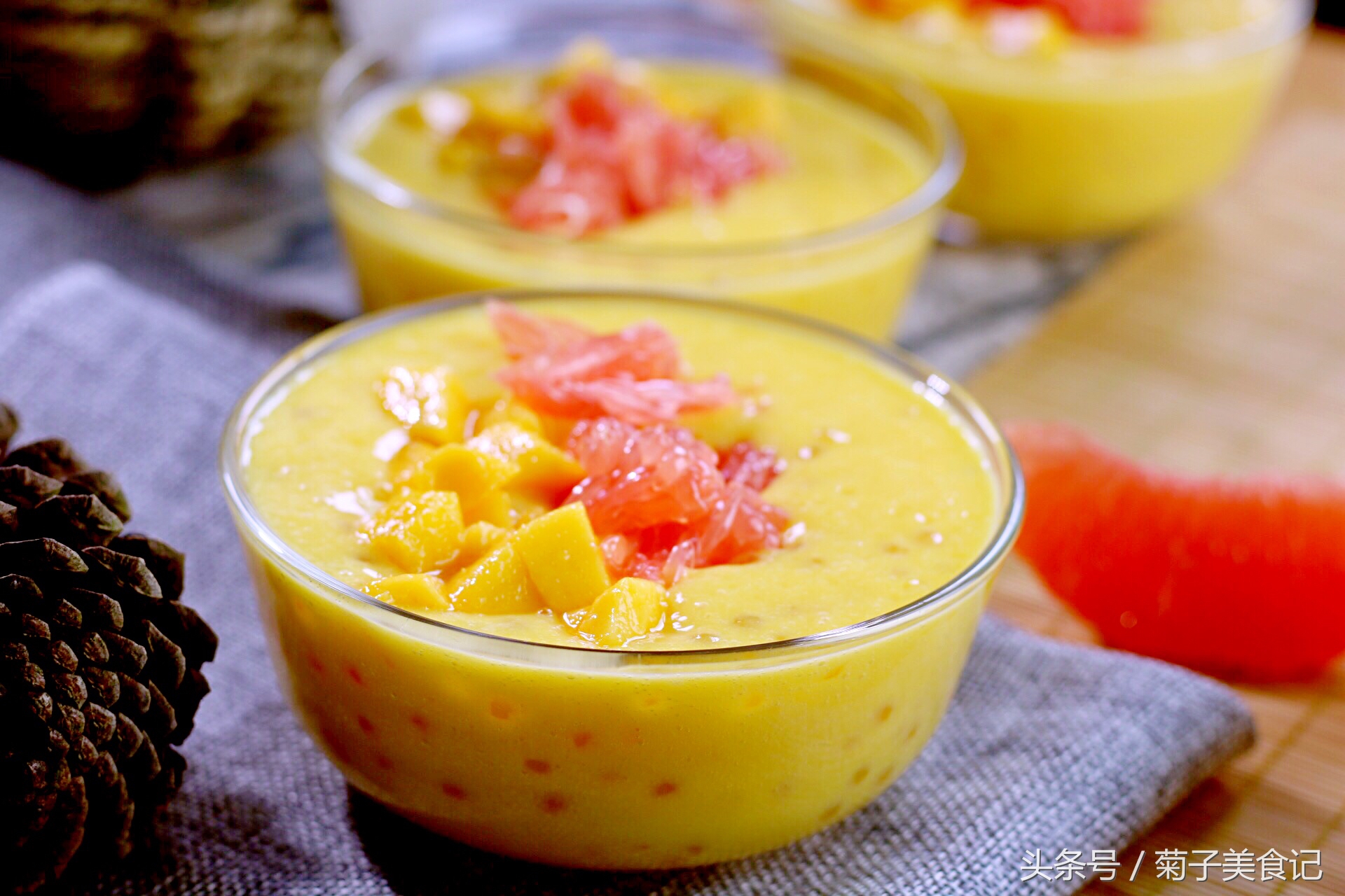 杨枝甘露有点甜,一杯美味的杨枝甘露