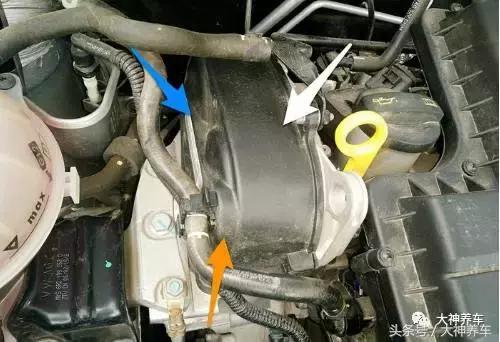 汽修发动机机舱部件详解,汽车发动机舱全部零件名称图解