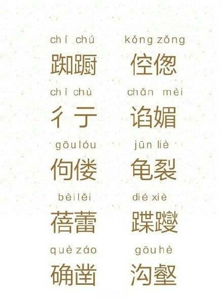 常识100个常见字词,常见字词基础知识