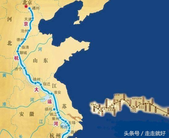 京杭大运河由哪四条古运河构成,京杭大运河为何在全国这么有名